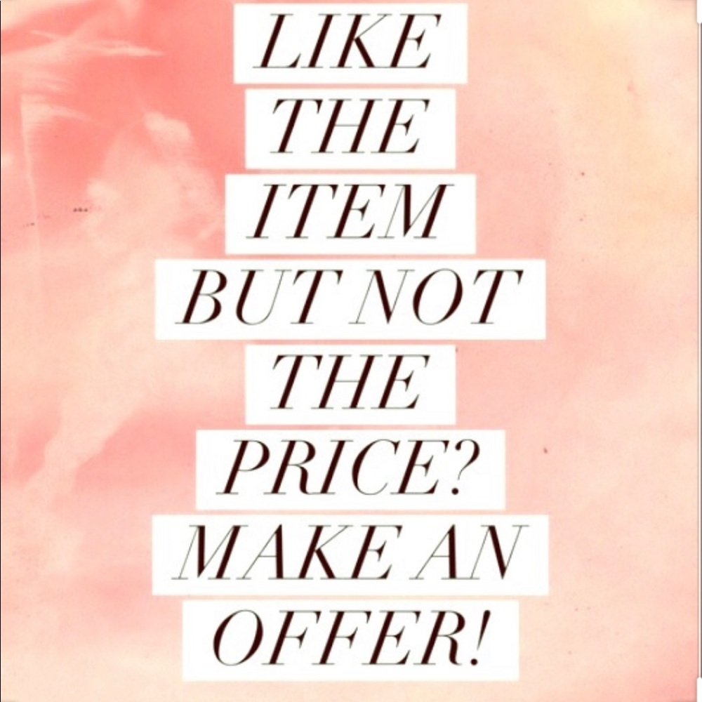 Feel free to make a reasonable offer!